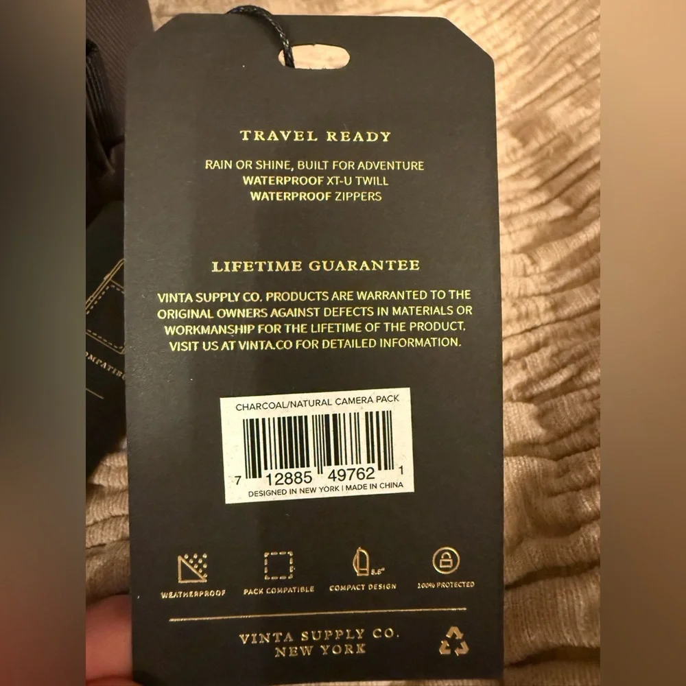 Vinta Supply Co Type II Standard Camera Pack Waterproof Bag